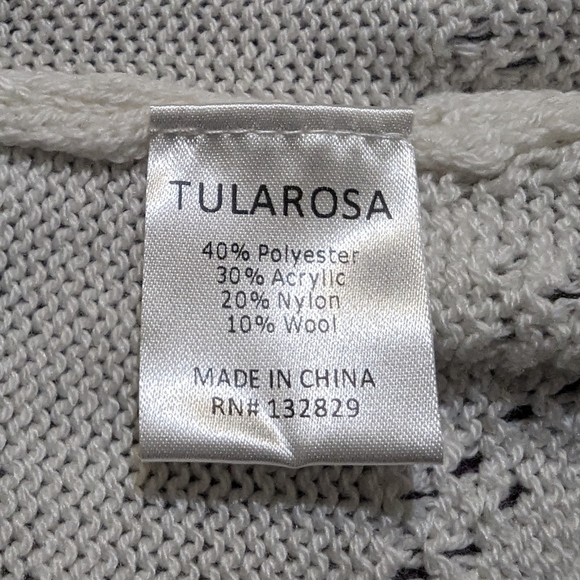 Tularosa Owen Ruffle Wrap Dress sz Small In White MSRP $158 EUC - Picture 7 of 8